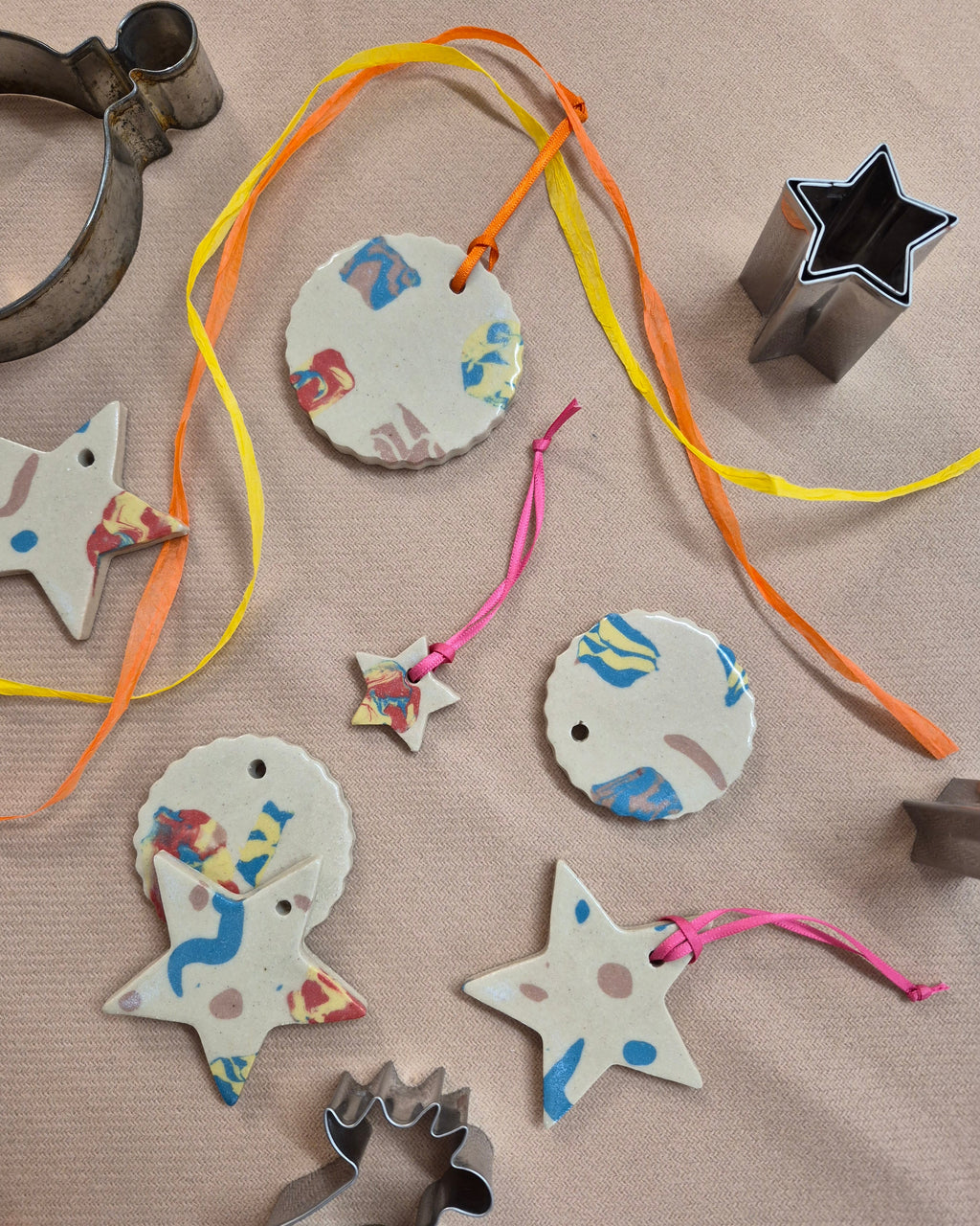 Colourful Christmas Decorations - for kids!