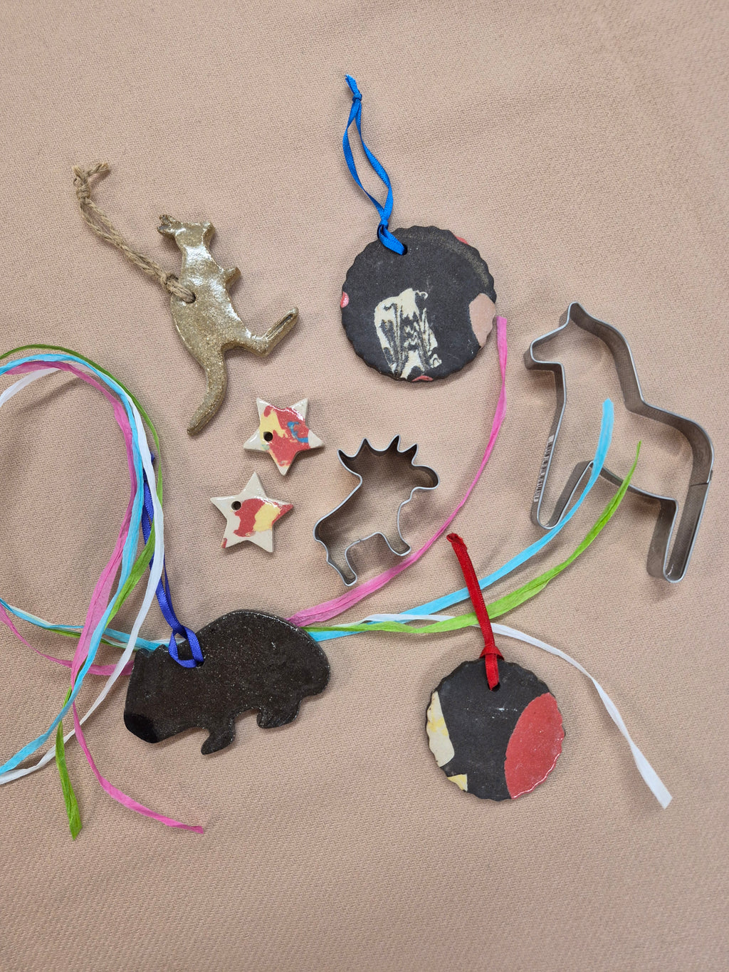 Colourful Christmas Decorations - for kids!